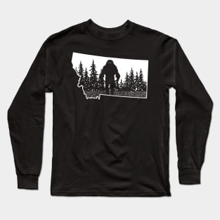 Montana Bigfoot Long Sleeve T-Shirt